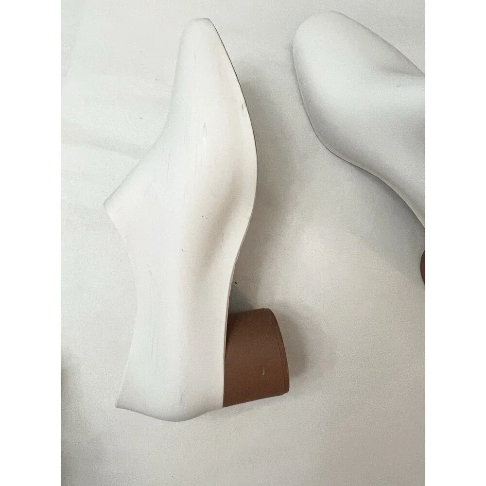 Melissa Mid Bootie Size 7 38 White Rubber Heels Ankle Boots Pull on Waterproof